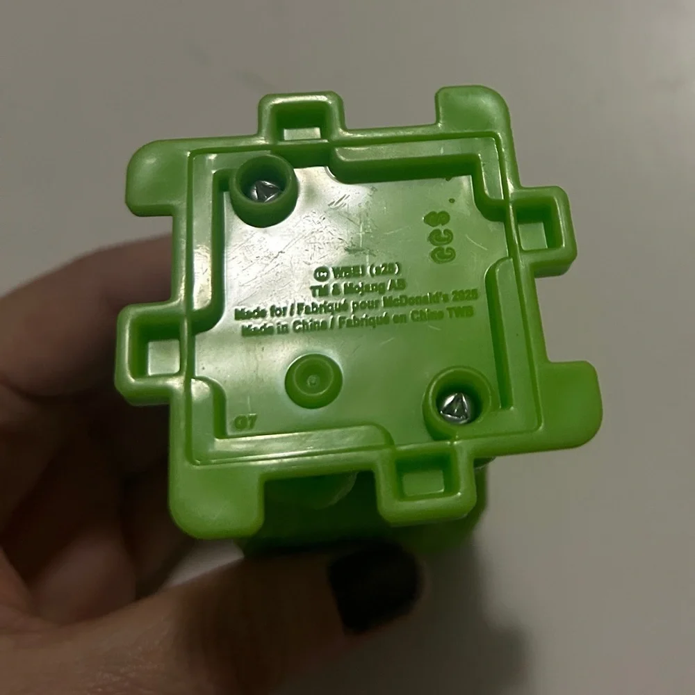 McDonald's Minecraft Creeper & Evoker Figure Toys